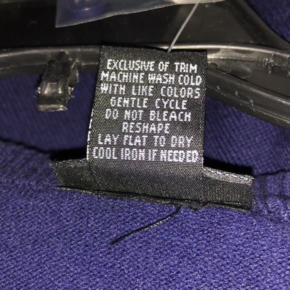 NWT Rue21 Navy Blue Crop Cardigan. Beautiful Bow design with lace/sheer fabric - Picture 7 of 15